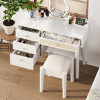 39” Boho Makeup Vanity Set with Stool