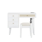 39” Boho Makeup Vanity Set with Stool