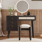 39” Boho Makeup Vanity Set with Stool