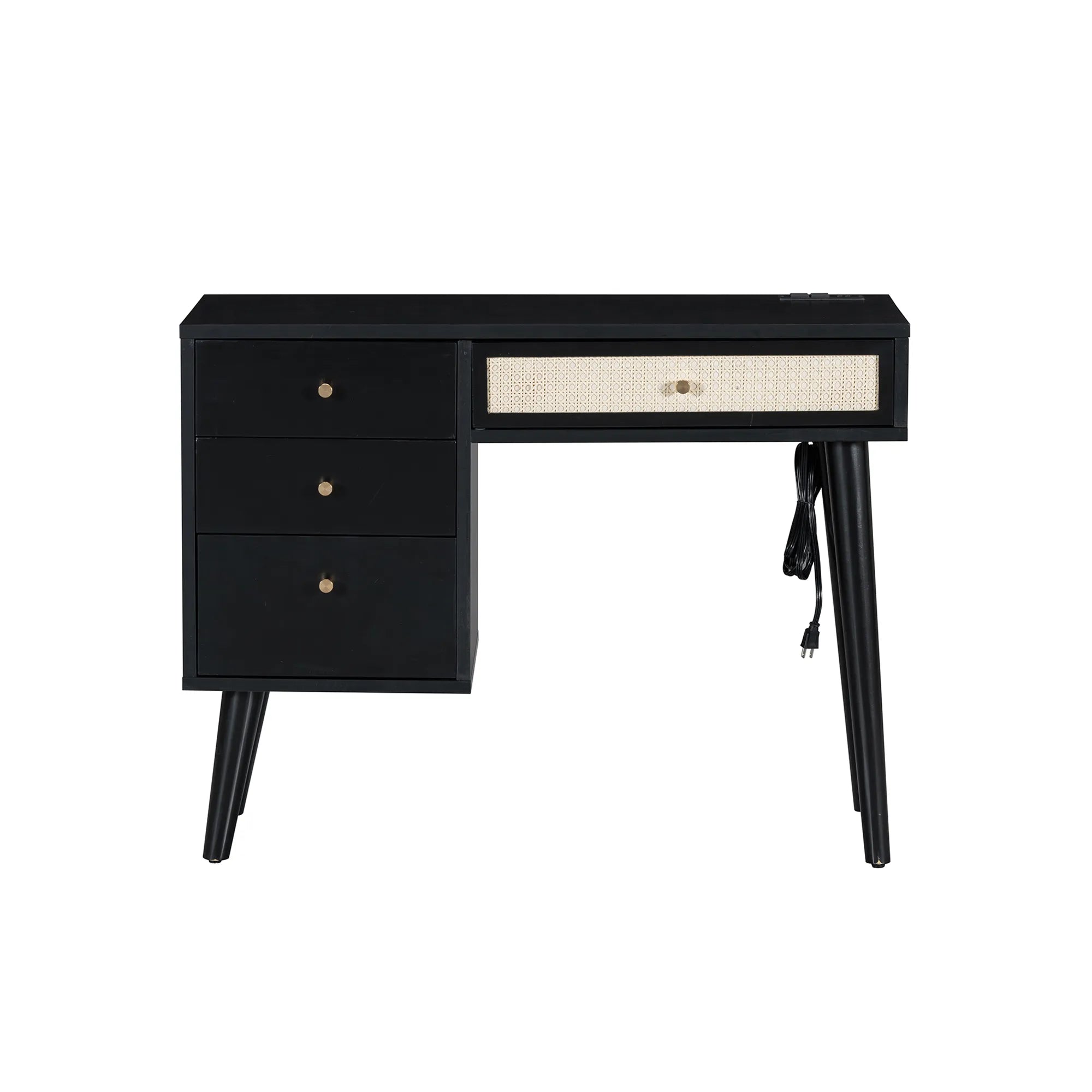 39” Boho Makeup Vanity Set with Stool