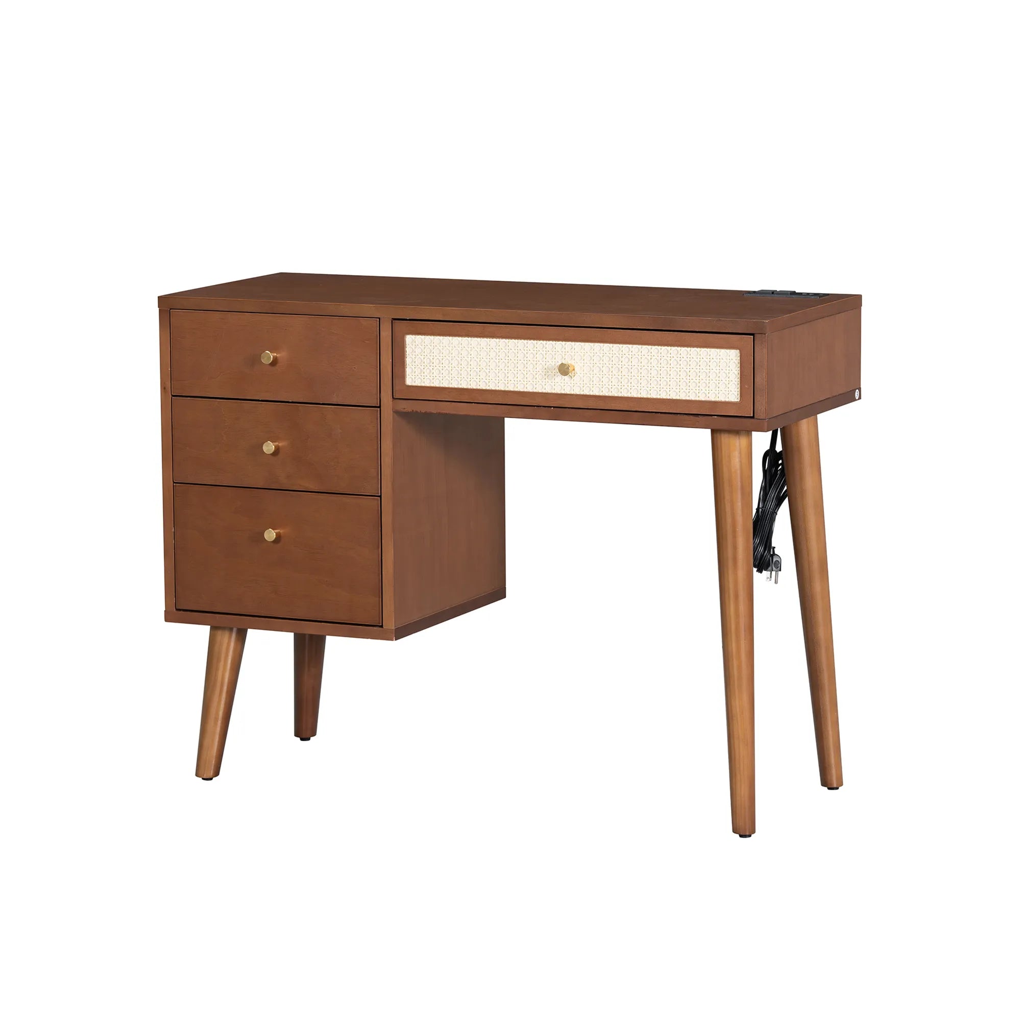 39” Boho Makeup Vanity Set with Stool