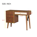 39” Boho Makeup Vanity Set with Stool