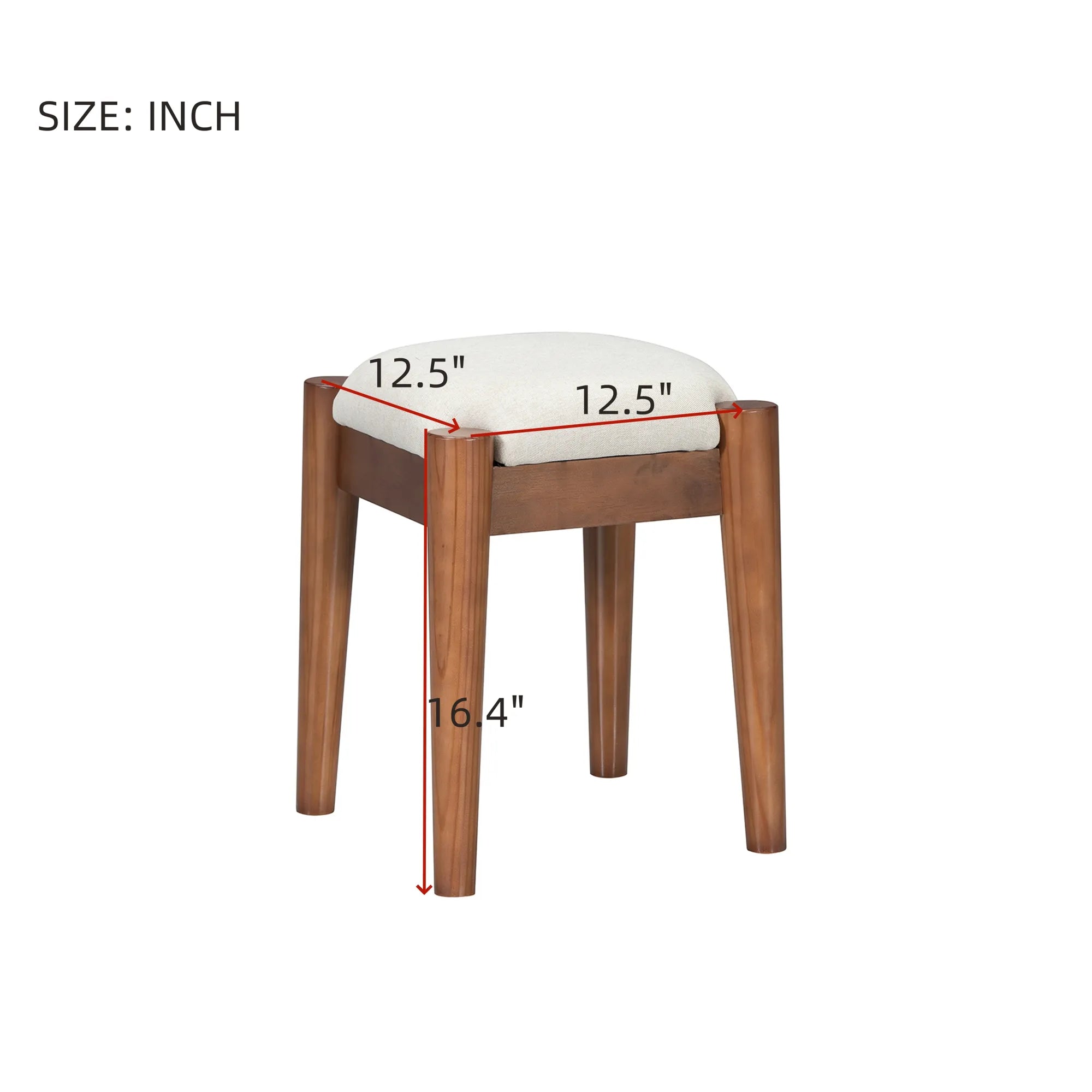 39” Boho Makeup Vanity Set with Stool