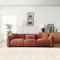 3 Seater Mid Century Modern Boucle Sofa