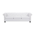 3 Seater Mid Century Modern Chesterfield Sofa Couch