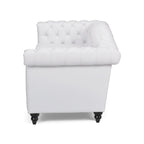 3 Seater Mid Century Modern Chesterfield Sofa Couch