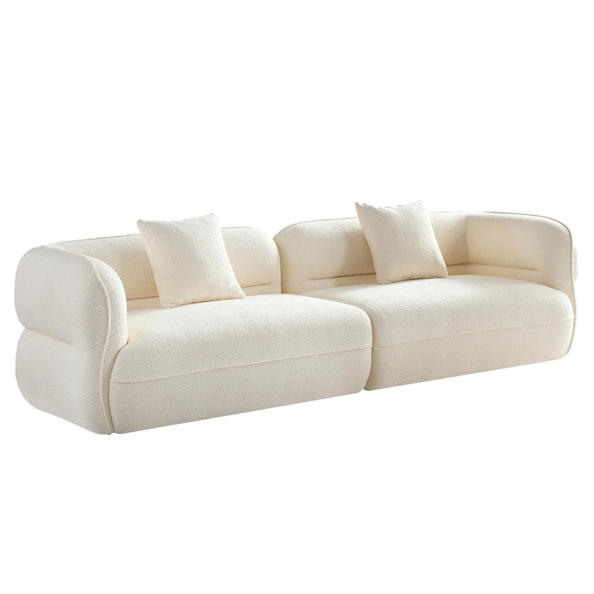 3 Seater Modern Sectional Sofa with Premium Fabric Upholstery