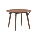 42" Modern Minimalist Round Dining Table Set