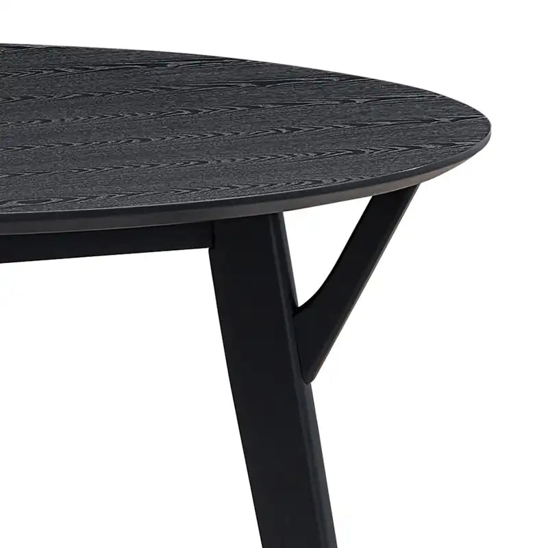 42" Modern Minimalist Round Dining Table Set