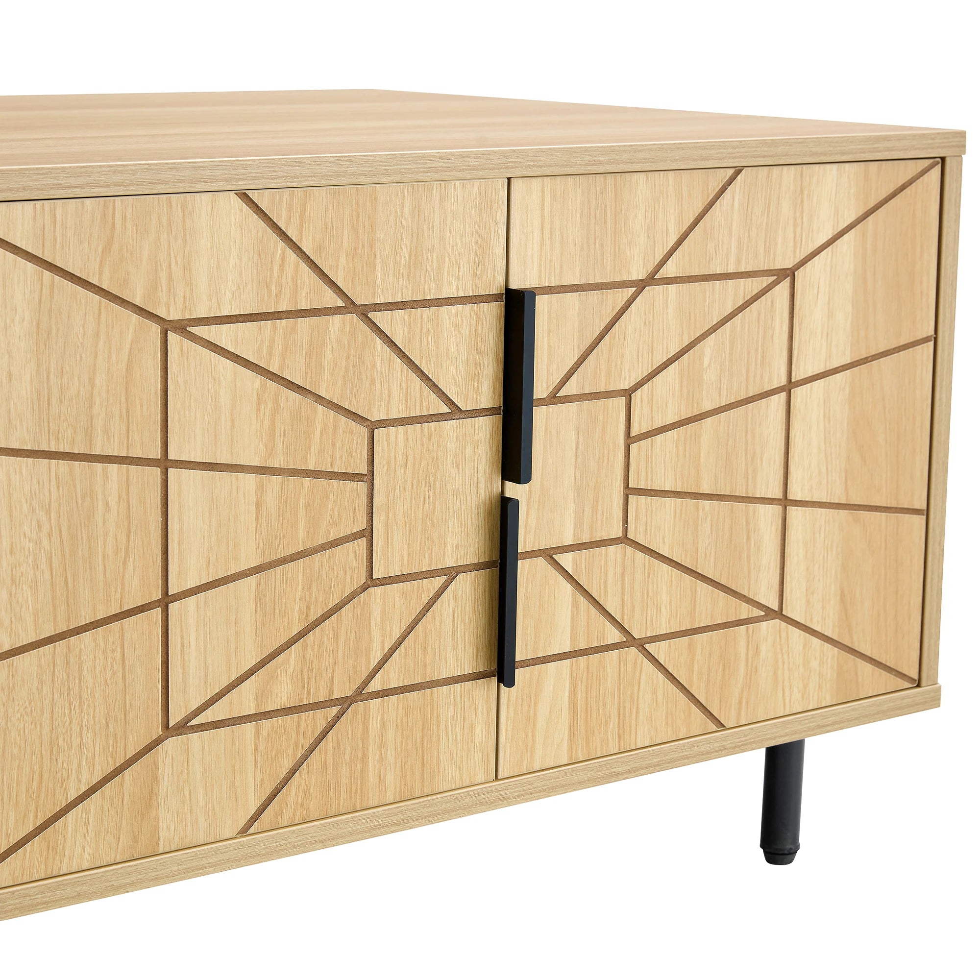 43" Modern Rectangular Coffee Table, With Storage
