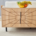 43" Modern Rectangular Coffee Table, With Storage