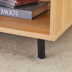 43" Modern Rectangular Coffee Table, With Storage
