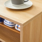 43" Modern Rectangular Coffee Table, With Storage