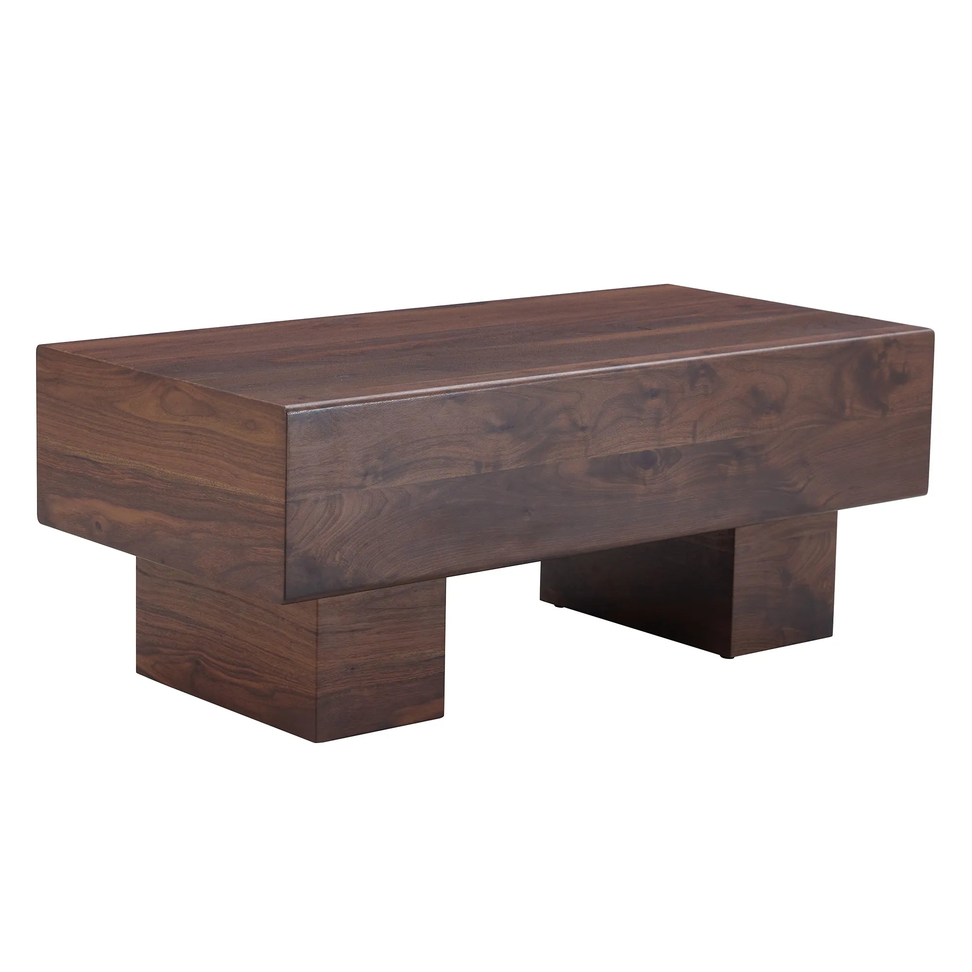 43" Rectangle Mid-Century Modern MDF Coffee Table