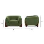 Oversized Comfy Faux Sherpa Teddy Accent Chair