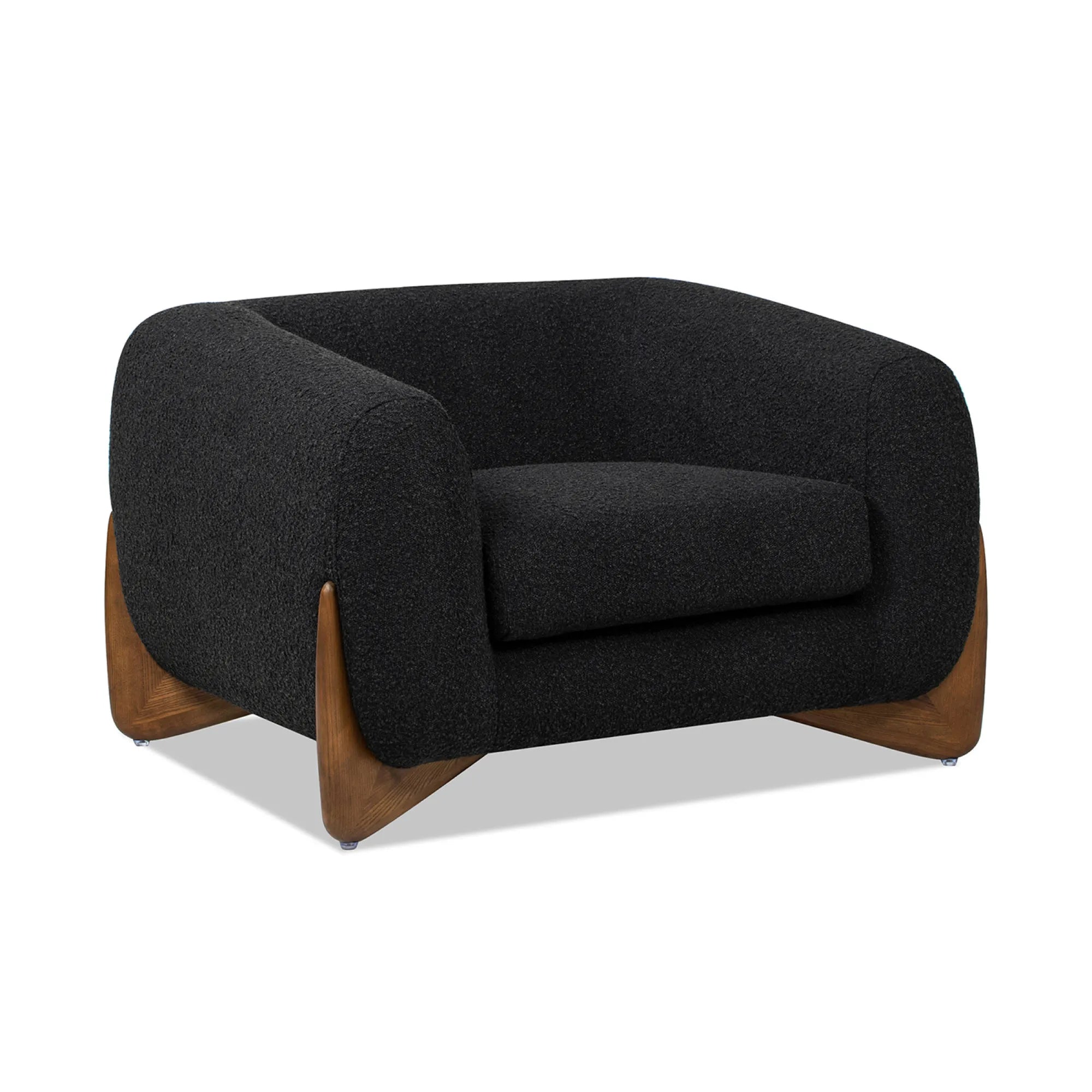 Oversized Comfy Faux Sherpa Teddy Accent Chair