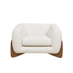 Oversized Comfy Faux Sherpa Teddy Accent Chair