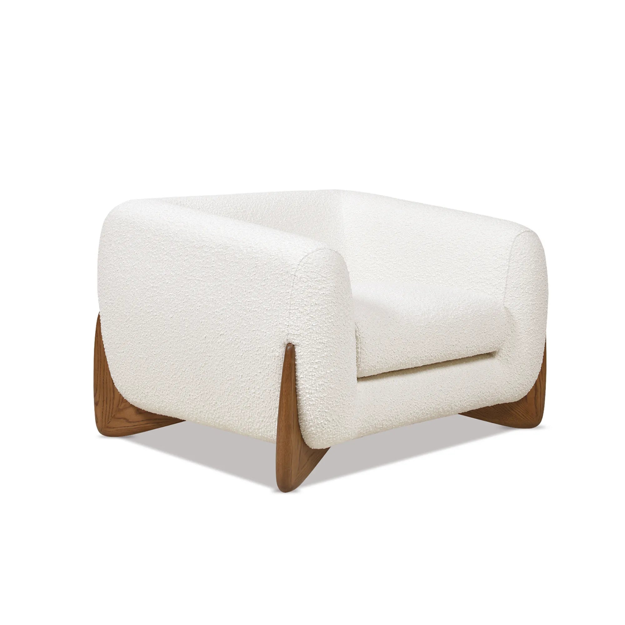 Oversized Comfy Faux Sherpa Teddy Accent Chair