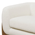 Oversized Comfy Faux Sherpa Teddy Accent Chair