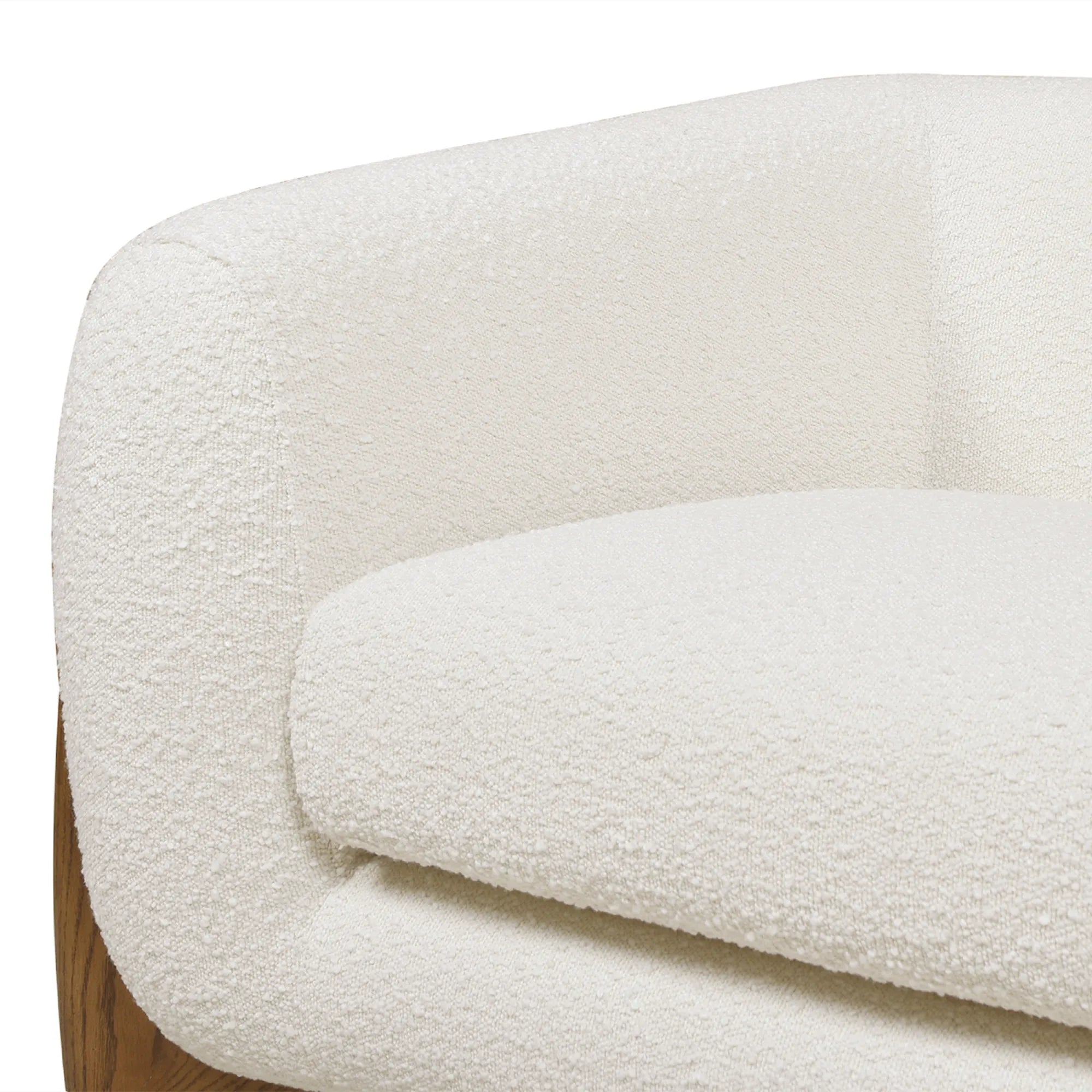 Oversized Comfy Faux Sherpa Teddy Accent Chair