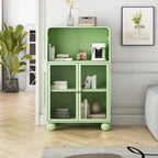 45" Storage Cabinet with Glass Door and Shelves