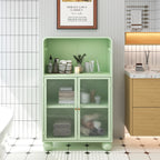 45" Storage Cabinet with Glass Door and Shelves
