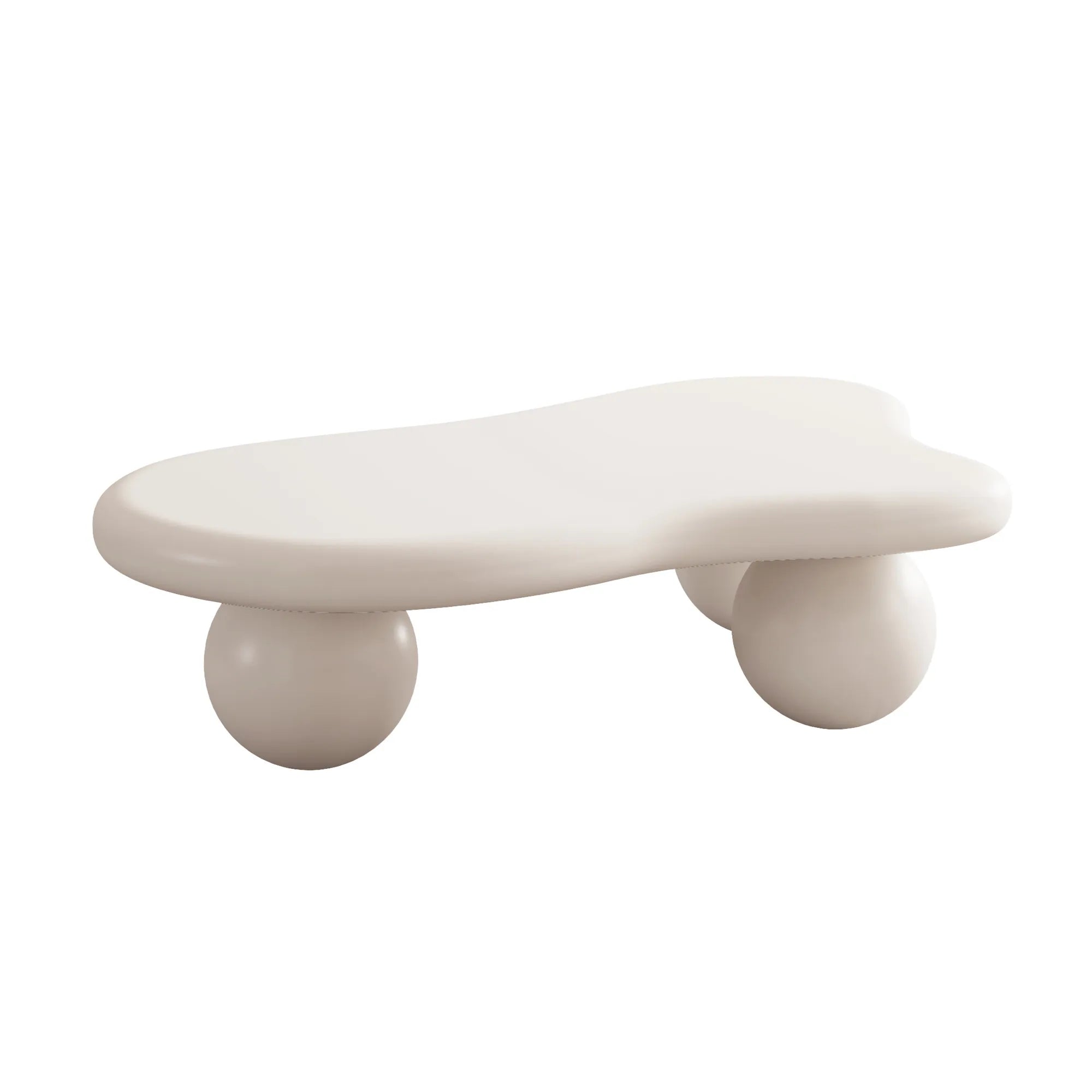 Cloud Coffee Table, With Ball Legs