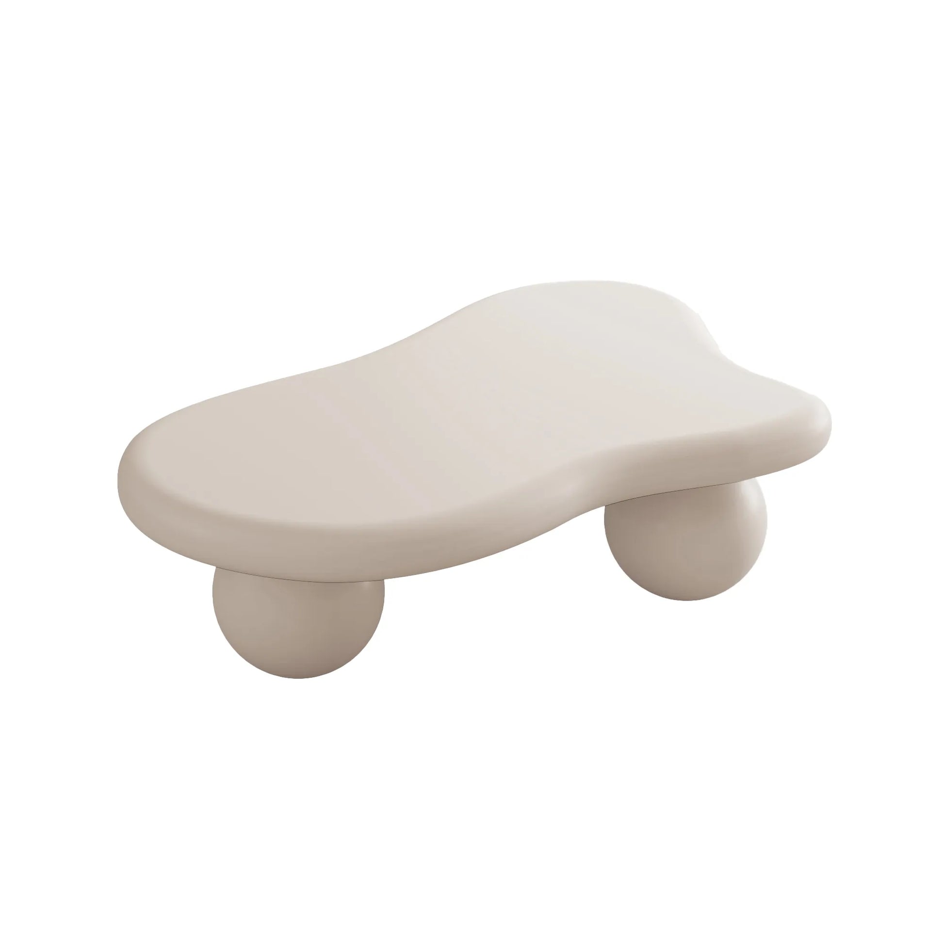Cloud Coffee Table, With Ball Legs