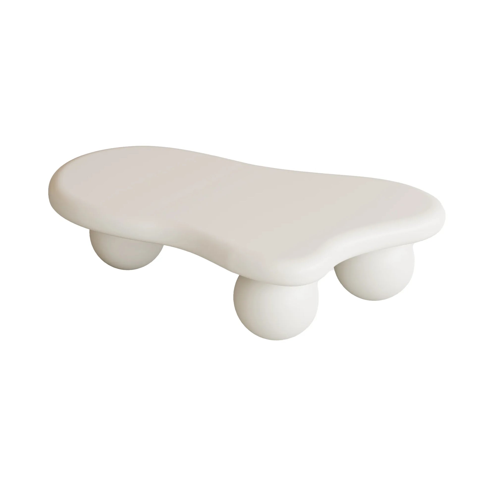 Cloud Coffee Table, With Ball Legs