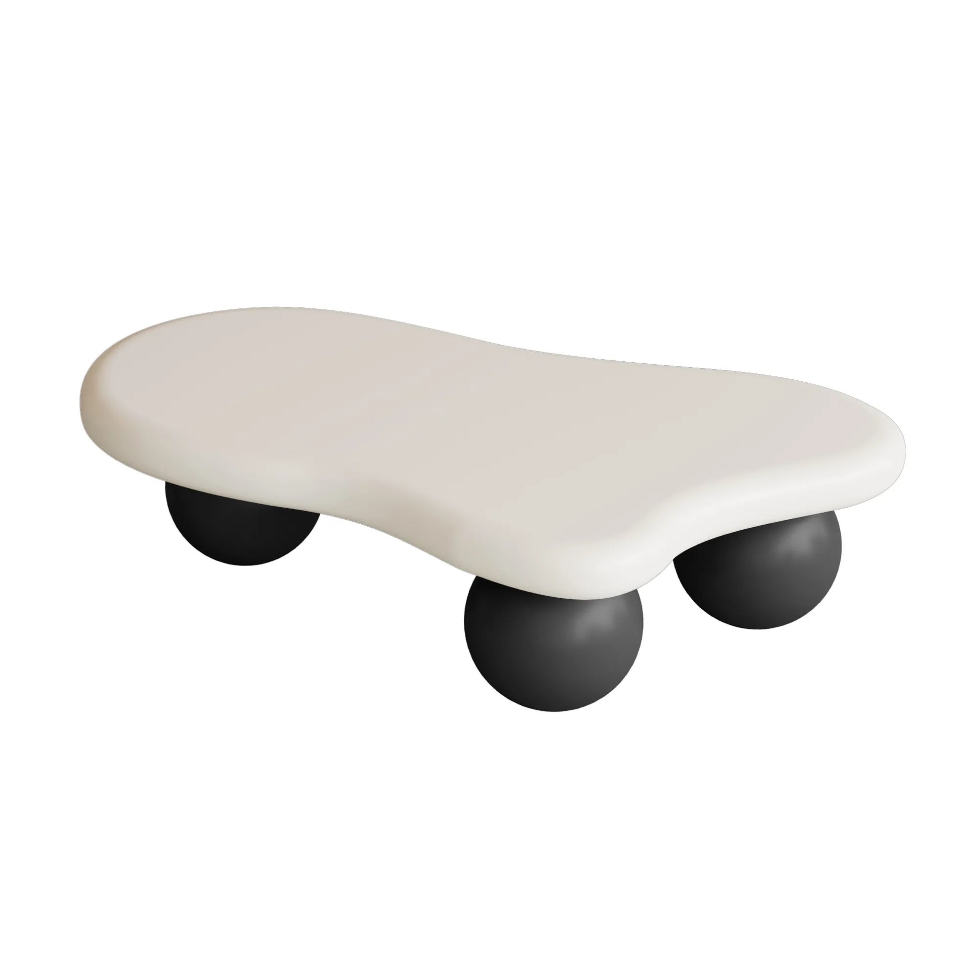 Cloud Coffee Table, With Ball Legs