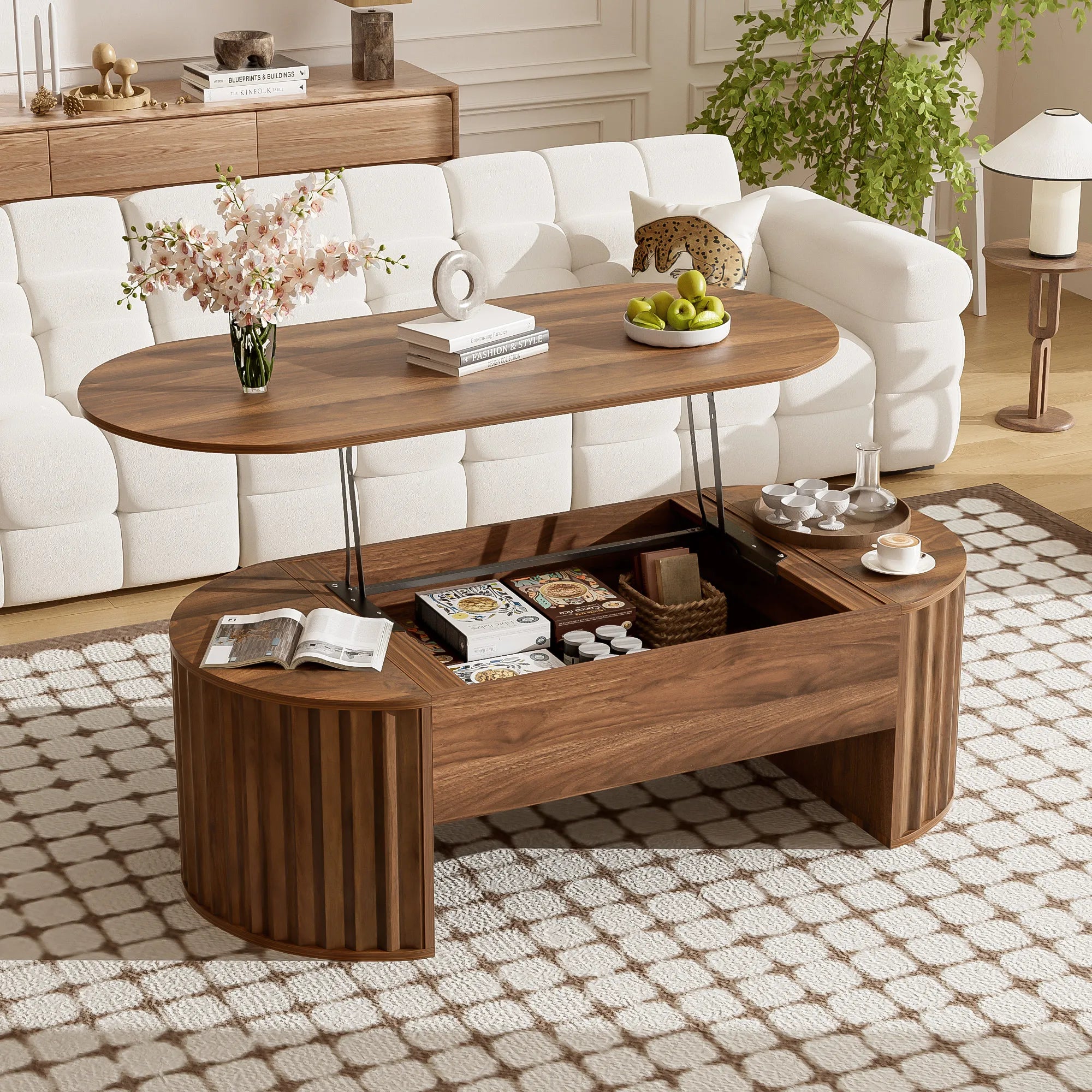 47” Lift-Top Coffee Table with Storage