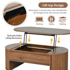 47” Lift-Top Coffee Table with Storage