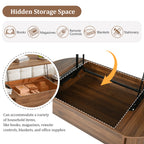47” Lift-Top Coffee Table with Storage