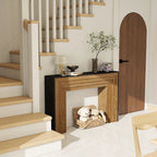 47” Modern Wood Console Table with Two-Tone Finish