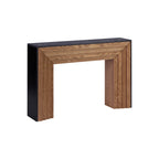 47” Modern Wood Console Table with Two-Tone Finish