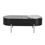 47" Modern Oval Lift Top Coffee Table