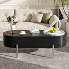 47" Modern Oval Lift Top Coffee Table
