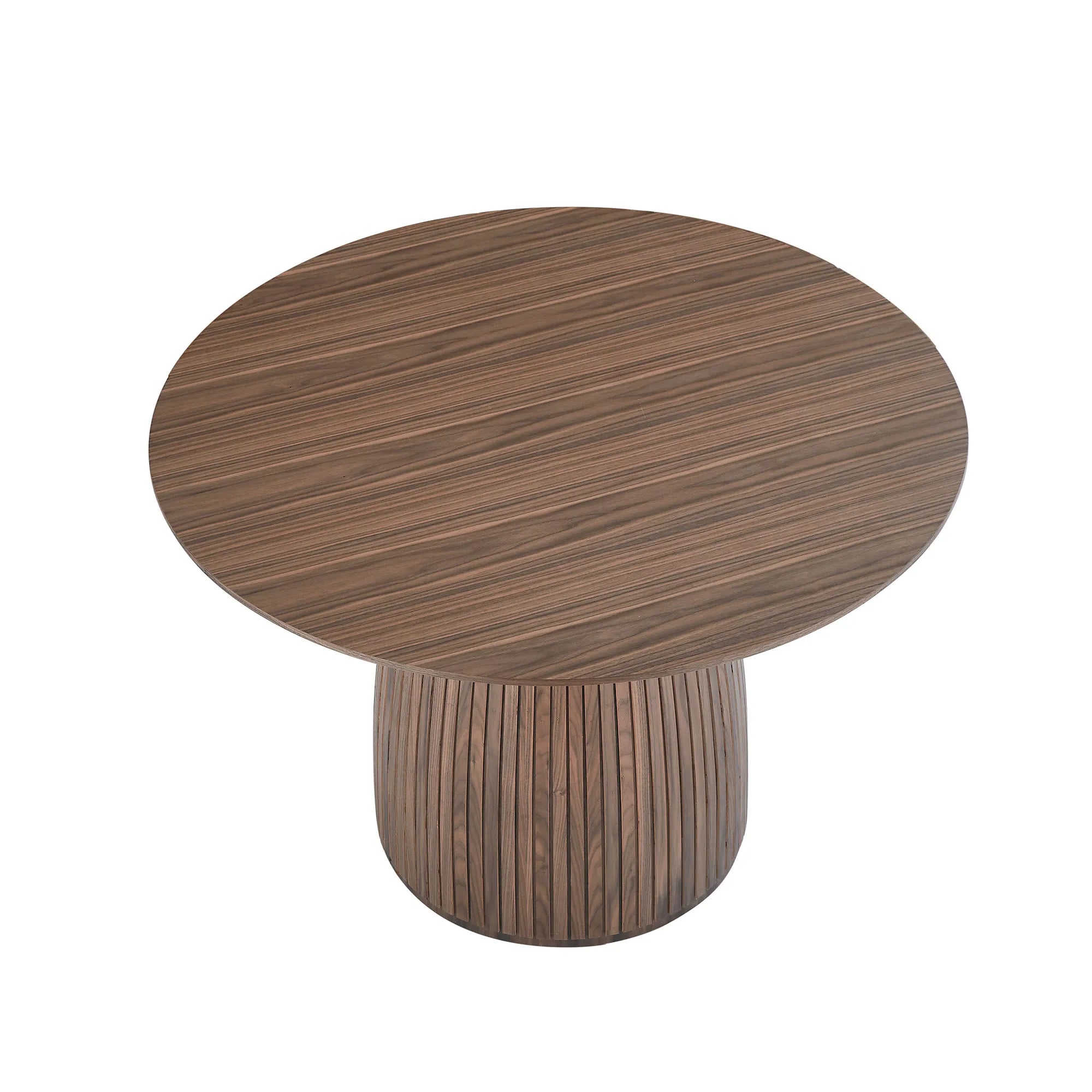 47" Round Wooden Modern Dining Table