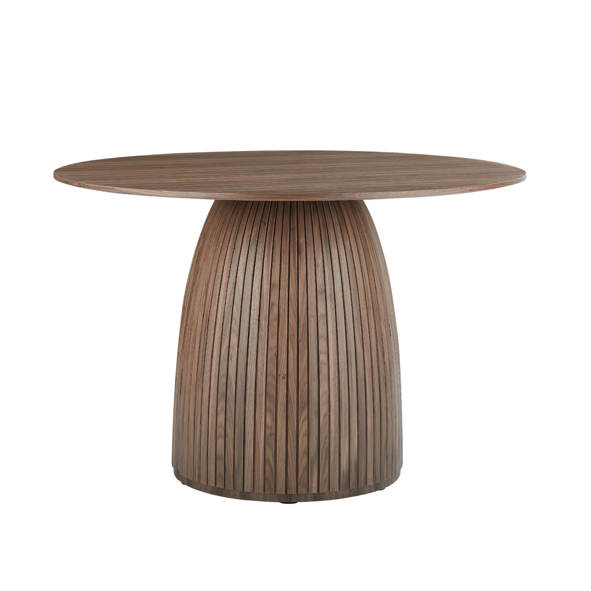 47" Round Wooden Modern Dining Table