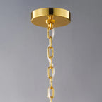48” Grand Gold Tiered Crystal Chandelier