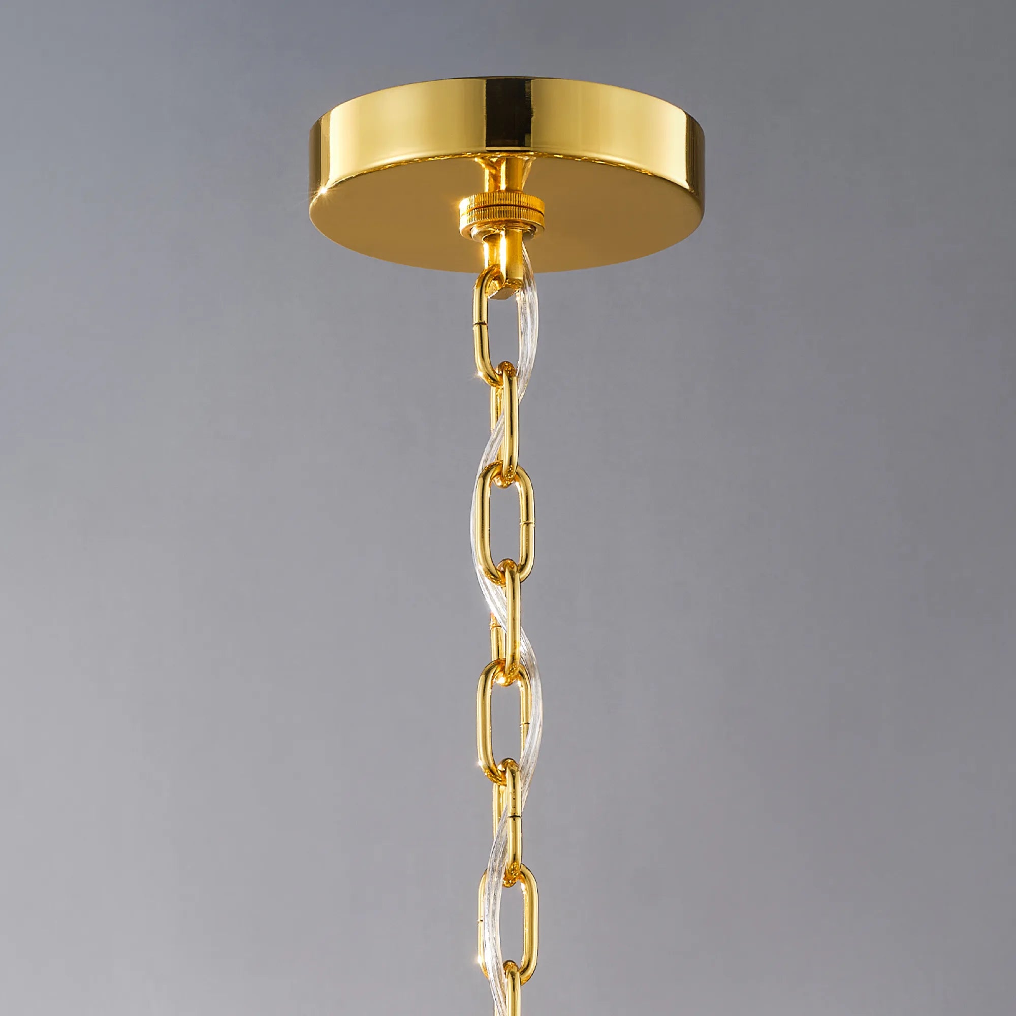 48” Grand Gold Tiered Crystal Chandelier