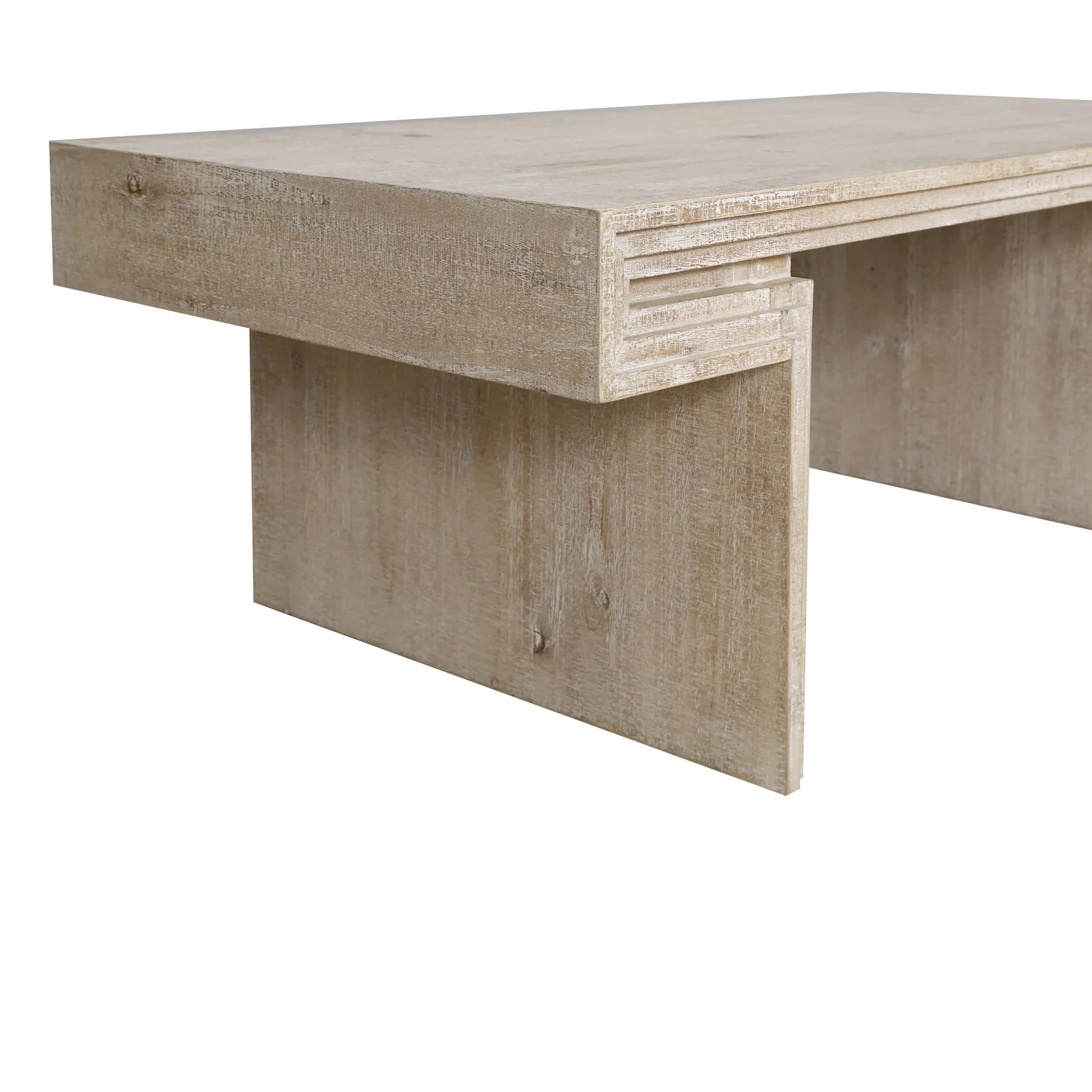 48" Vintage Rustic Coffee Table, Rectangular