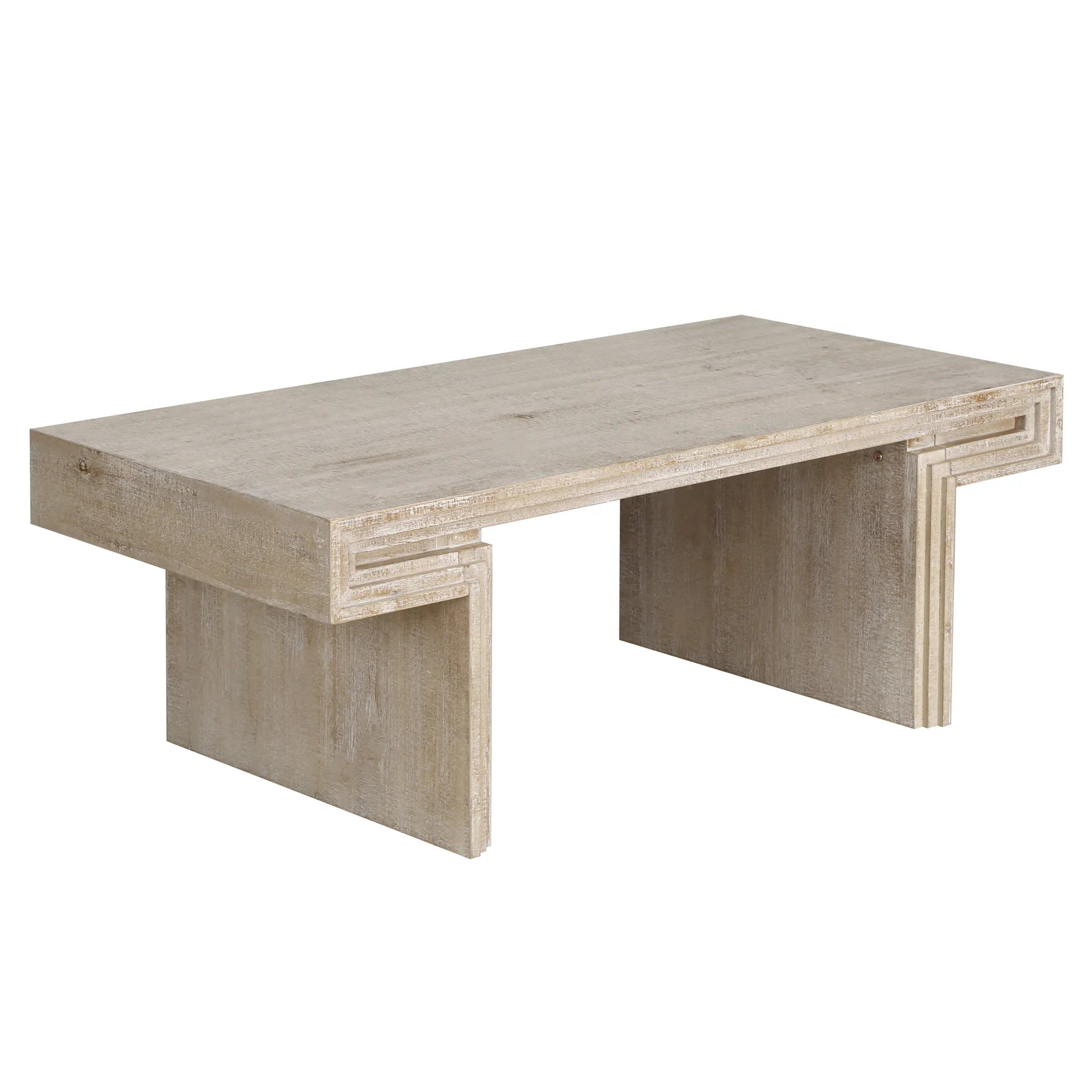 48" Vintage Rustic Coffee Table, Rectangular