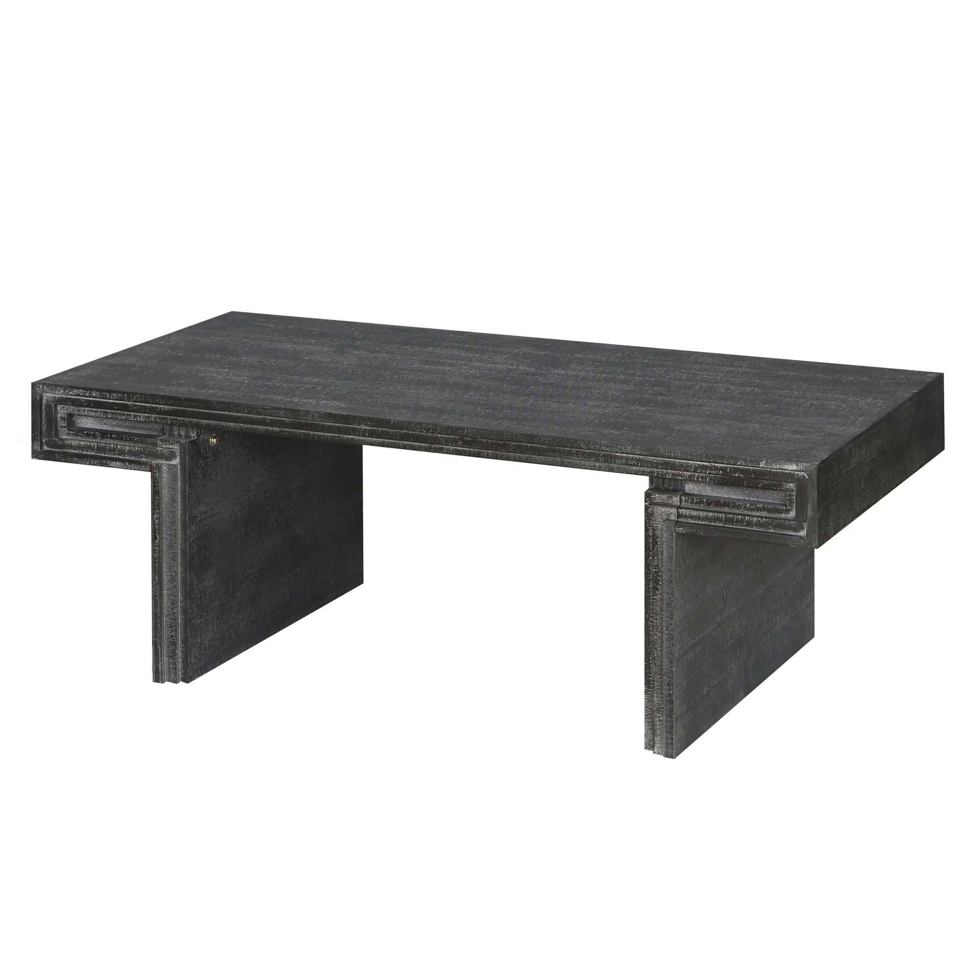 48" Vintage Rustic Coffee Table, Rectangular