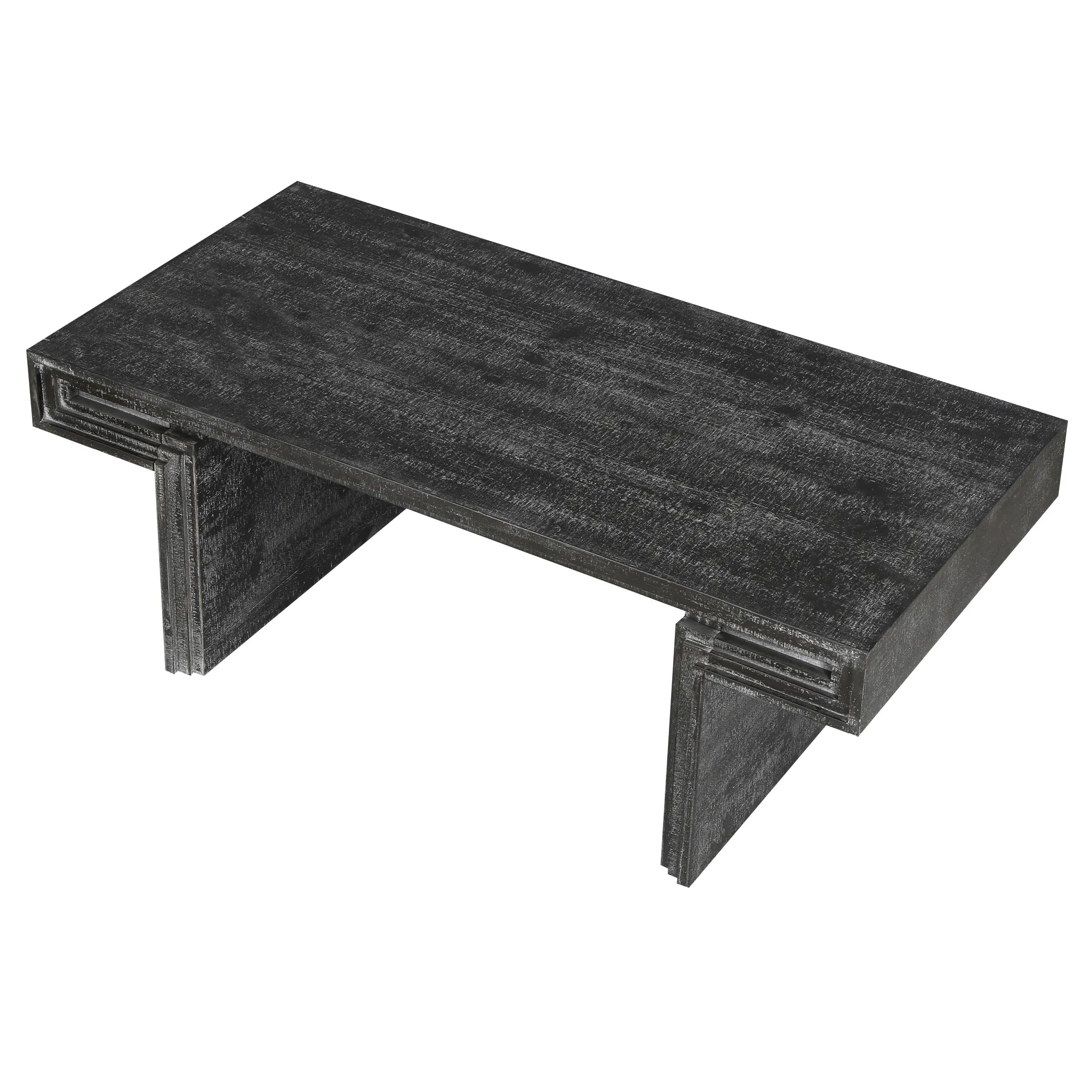 48" Vintage Rustic Coffee Table, Rectangular