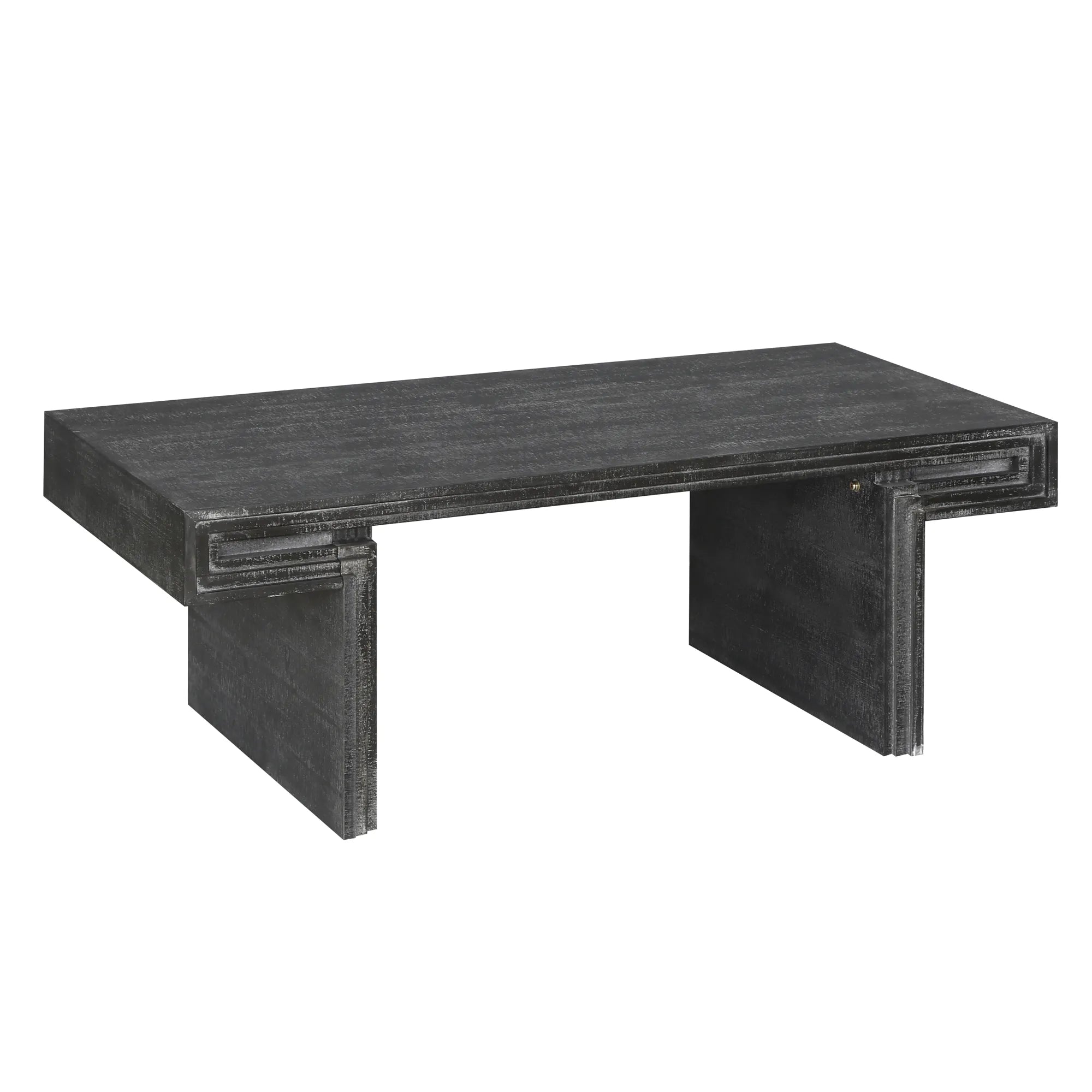 48" Vintage Rustic Coffee Table, Rectangular