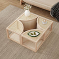 4 Pieces Modular Rattan Coffee Table