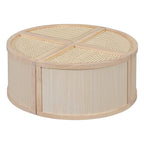 4 Pieces Modular Rattan Coffee Table