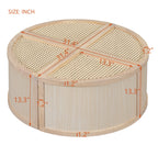 4 Pieces Modular Rattan Coffee Table