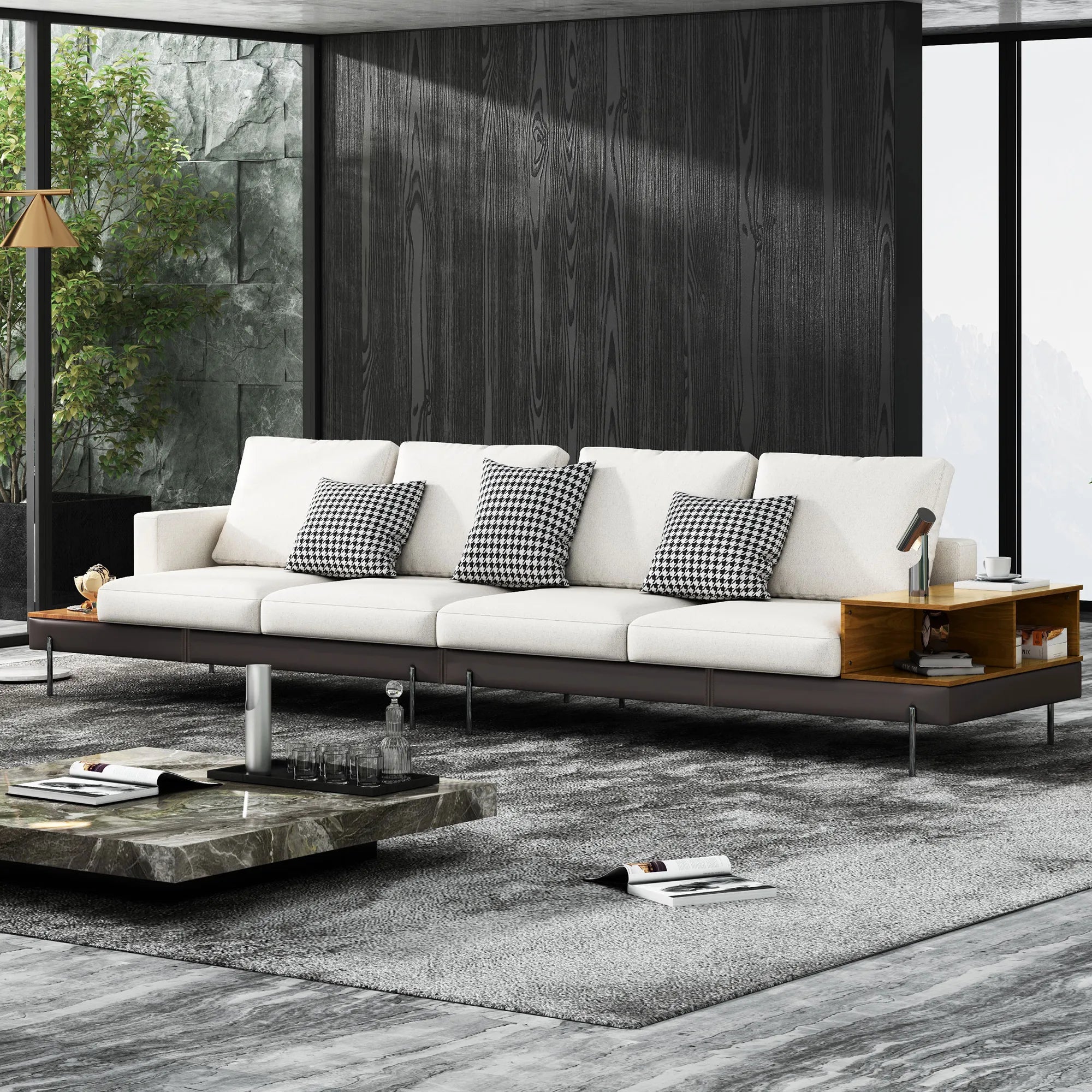 4 Seater Elegant Design Luxury Modern Sofa